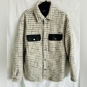 Authentic AMIRI Quilted Plaid Jacket